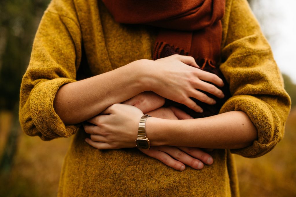 intimacy coach teaches hugging