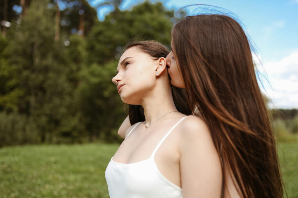 Lesbian couple with fear of intimacy